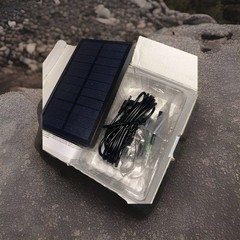 Solar Panel Power Bank, Rechargeable, Weather Proof, Overheat Protection