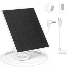 5W Solar Panel for Ring with 8000mAh Battery, Compatible for Ring (1 pack)