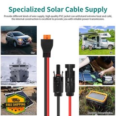 Behaunty 5FT 10AWG XT60i to Solar Panel Cable
