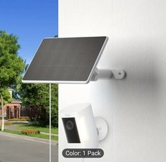 6W Solar Panel for Ring Camera Battery – Solar Charger with Retractable 360°