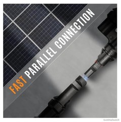 Solar Panel Connector 6 to 1 Y Branch Splitter 1000V Parallel Connection 1 Pair