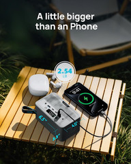 Portable Power Station 100W (200W Peak) , 89.6Wh Lifepo4 Solar Power Bank with A