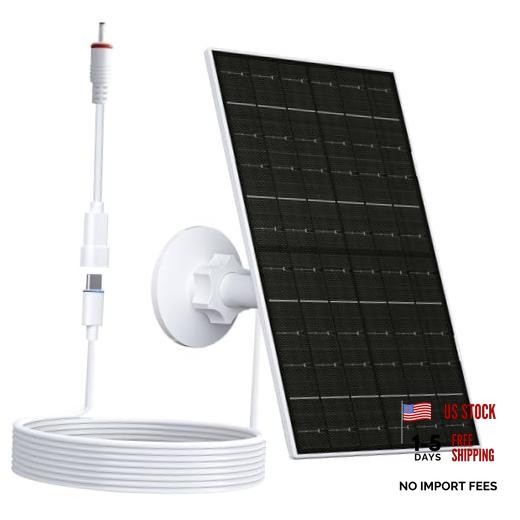 7W Solar Panel for Ring Camera, Stick Up and Spotlight Cam Series | USB 1 Pack5