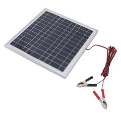 1 50W Portable Solar Panel With Battery Clip For RV Camping