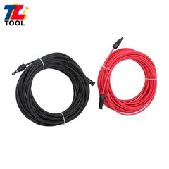 20M 4mm² Solar Panel Wire Red+Black Weatherproof Cable with M4 Connector