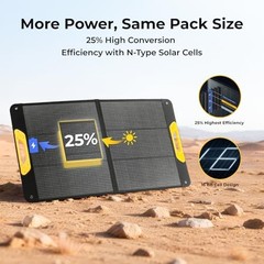 N-Type Solar Charger BougeRV 100W Foldable