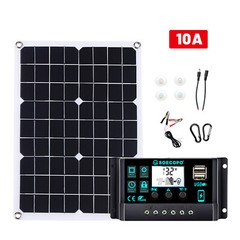 200 Watts Solar Panel Kit 100A 12V Battery Charger w/ Controller Caravan Boat RV
