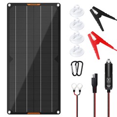 Solar Trickle Charger 10W 20W 30W 12v Solar Panel Chargers For Lithium Batteries