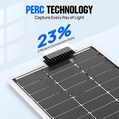 200 Watt Bifacial Solar Panel 2Pcs 100 Watt Monocrystalline Solar Panel Module o