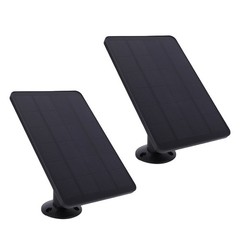 2Pcs 10W Solar Panel Fit For Security Camera Wireless Outdoor 360 Degree