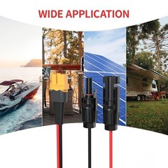 10AWG 75FT XT60 Solar Extension Cable for Solar Panels & Power Stations
