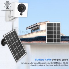 8W 5V Microcrystal Solar Panel + Mounting Bracket For Security Camera Water Pump