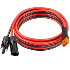 10FT 10AWG Solar XT60i Extension Cable – Heavy Duty Connector for Power Station,