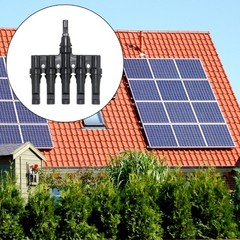 Solar Panel T Connectors for Panel Branching IP67 Weatherproof Flame Retardant