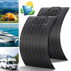 300W 600W Watt 18V Portable Flexible Solar Panel for RV Camping Off-Grid Rooftop