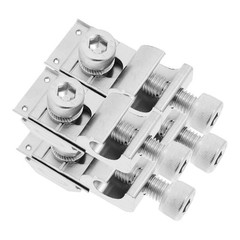 4Pcs Versatile Aluminum Solar Panel Grounding Lug Clips Silver for Home Use