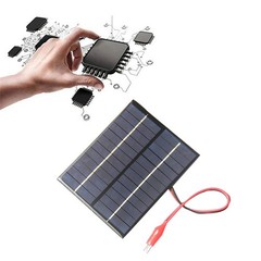 12V 2W Solar Panel DIY Solar Cell Module Battery for Car Outdoor Camp F2A8