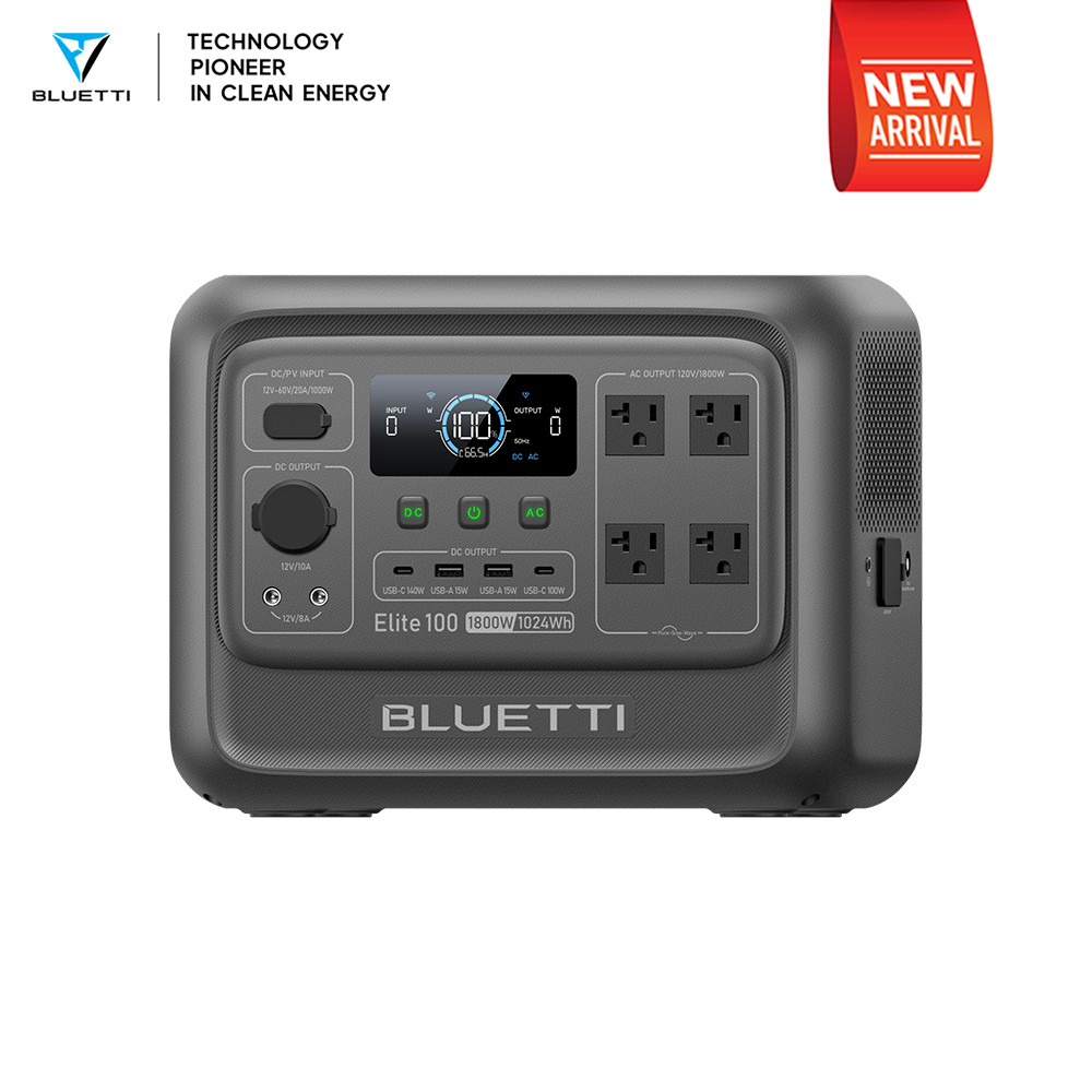 BLUETTI Elite 100 V2 1800W 1024Wh Portable Power Station for Camping