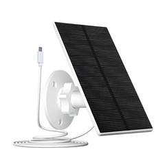 NEW Solar panel for security camera With Micro USB+Type-C Cable