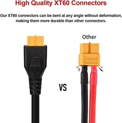XT60 to DC 8mm Adapter Cable 14AWG Female to Solar Panel