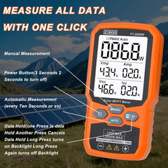 FT-2000W Solar Panel Tester MPPT Meter – 2000W Max Power, 150V/35A PV Module Tes