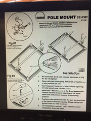Sunsei Solar Panel Pole Mounting Kit For SE-4000, SE-6000, SE-8000 Panels 71102