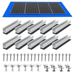 Solar Panel Mounting Brackets Roof Mount Kit 4pcs Thickness 1.18”-1.38”