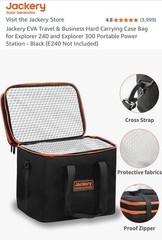 Jackery Power Station Explorer 300 292Wh Backup LiFePO4 Battery & Carrying Case