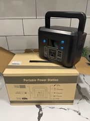 Open Box Portable Power Station 350W, 260Wh/70,000mAh Backup Lithium Battery