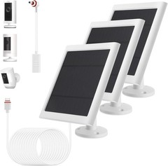 Durable Monocrystalline Solar Charger for Ring Cameras – Adjustable & 10FT Cable
