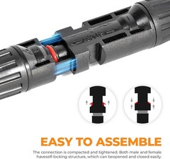 Solar Splitter Connector 2 to 1 Y Branch Cable