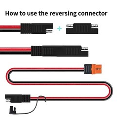 XT60i to SAE Adapter 10AWG Solar Charging Cable XT60i-F Extension Cable with