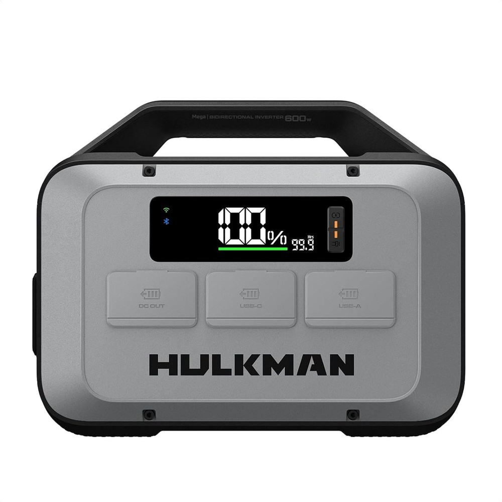 Hulkman Mega 576Wh Power Station Works At -4°, PD100W, 1 Hour Charging, Lithium
