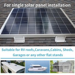 16 Units per Set Solar Panel Mounting Z Brackets, Solar Panel Mounting Brackets