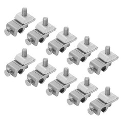 10Pcs Solar Mounting System Grounding Clip Lug Bracket Clamps Photovoltaic