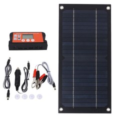 15W Monocrystalline Solar Panel Kit 18V 600W Power MPPT Controller For 12V RV