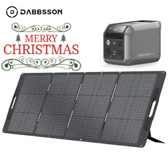 Dabbsson 768Wh 600W Power Station Solar Generator w/ 210W Foldable Solar Panel