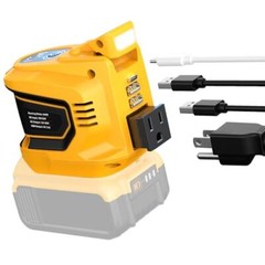 200W Portable Power Inverter for DeWALT 20V,Ecarke Outdoor Generato Battery C…