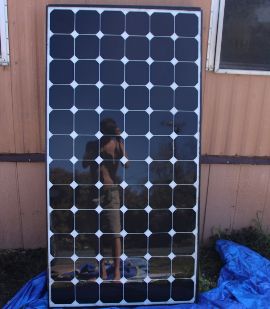 BULK 80 of 210W-230W Sunpower SPR WHT & BLK USED SOLAR MODULES, PICKUP/DELIVERY