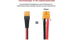 10AWG 2FT Solar to XT60 Cable Adapter Portable Power Station Generator Connector