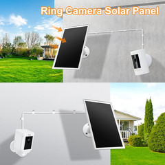 Solar Panel Charger for Ring Camera, Compatible with Ri Ng Stick up Cam