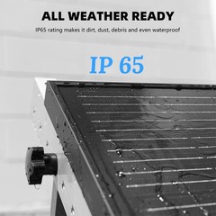 100W 200W 18V Monocrystalline Solar Panel High Efficiency Off-Grid RV Boat Home