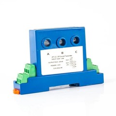 AC Three Phase Current Transmitter DC24V Input 0.5% Measurement Accuracy