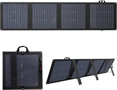 220W Bifacial Solar Panel Portable 25% High Efficiency Camping