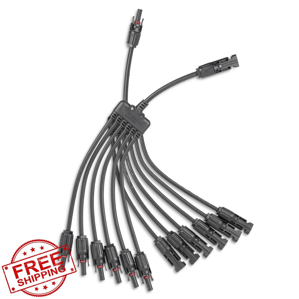 Pjerjzn Solar Y Branch 6 to 1 Connectors