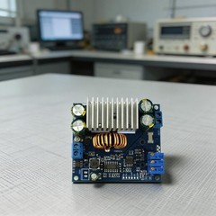 DC-DC MPPT Step Down Module 15A 9-50V Input 1.2-48V Output Compact 65x58x25mm