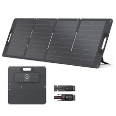 Portable Folding Solar Panel 120W Monocrystalline Off-Grid Battery for Camping