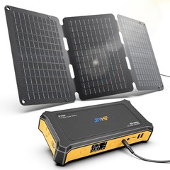 Portable Power Station 99.9Wh with Foldable Solar Panel 30W, Laptop Charger &…