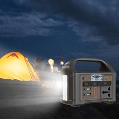 Portable Solar Power Station 110V/220V Outdoor Camping Power Bank LED Display