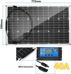900 Watt Mono Solar Panel Kit 12V RV Camping Marine Home off-grid Battery Charge
